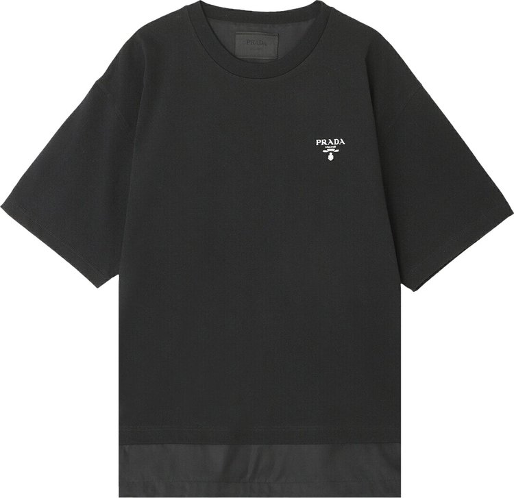 Buy Prada Re-Nylon T-Shirt 'Black' - UJN742 1YYA F0806 S 202 | GOAT