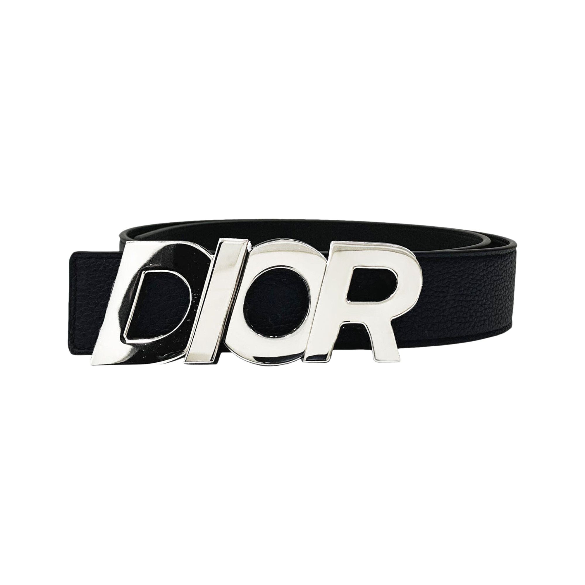 Dior ロゴプレート ベルト ブラック Buy Dior Logo Plaque Belt 'Black/Silver' - 4335RUTAM H16Q | GOAT