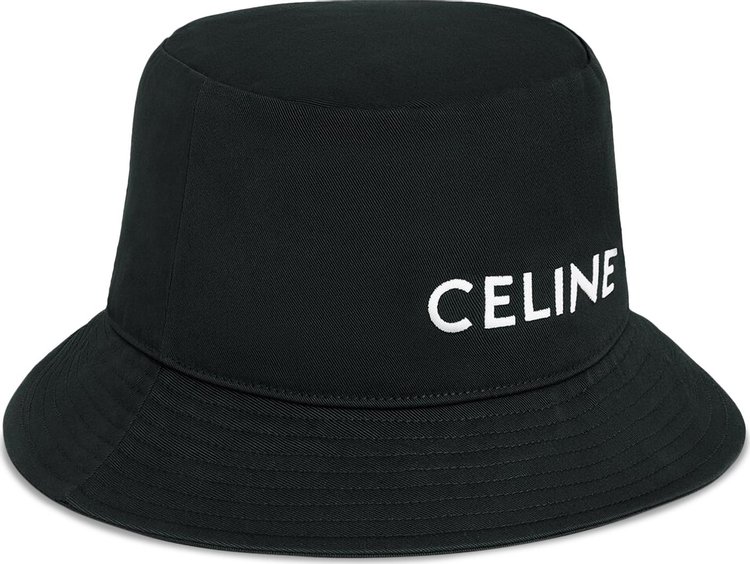 CELINE Classic Logo Bucket Hat Black