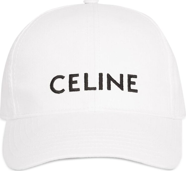 CELINE Classic Logo Baseball Cap 'White'