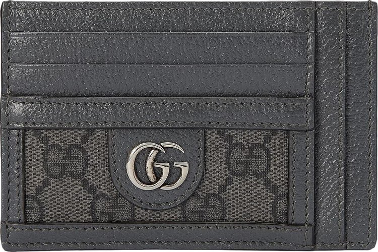 Gucci Ophidia Card Case Battleship Grey