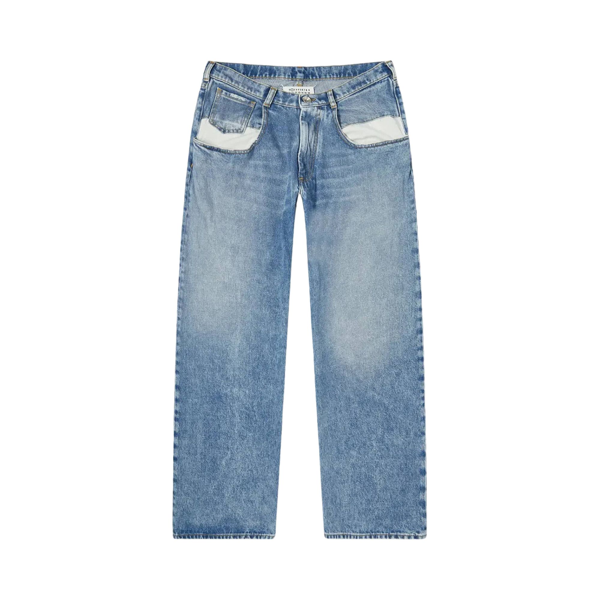 Buy Maison Margiela Pocket Detail Oversize Jeans 'Black