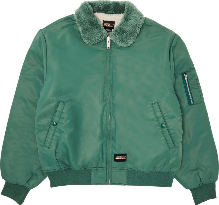 Supreme x Dickies Fur Collar Bomber Jacket Work Green