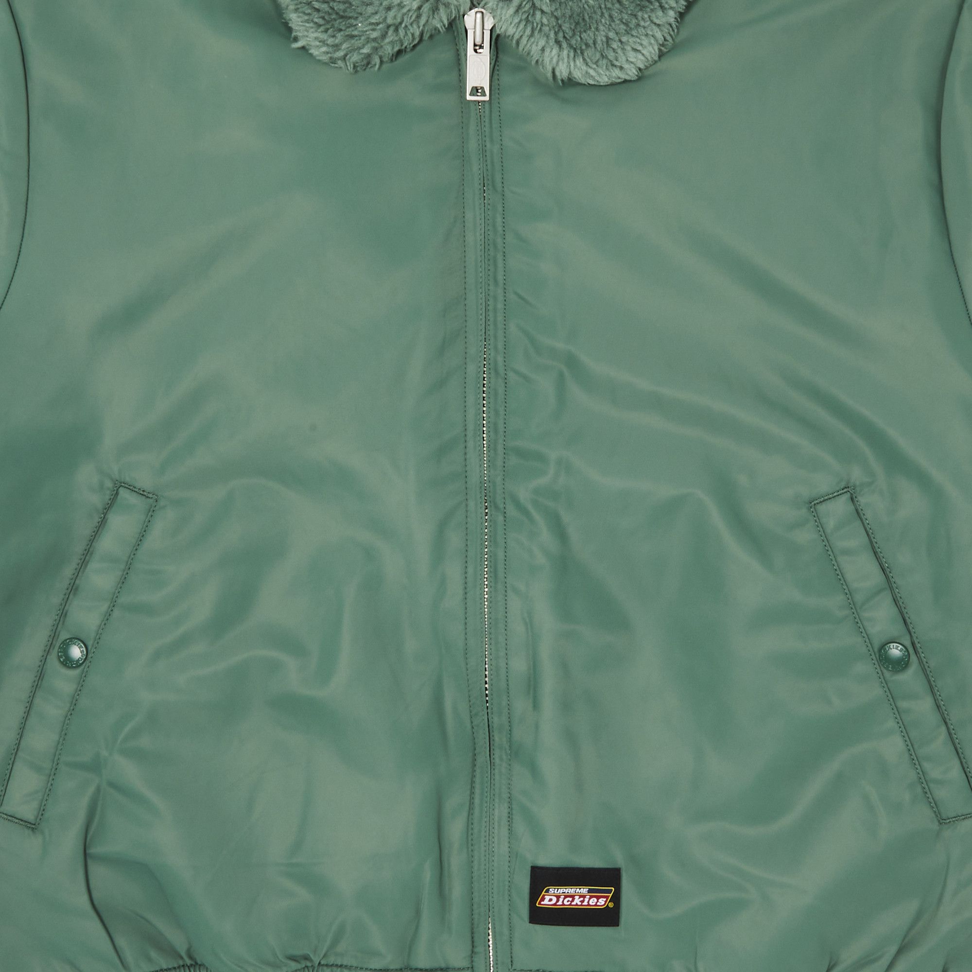 Buy Supreme x Dickies Fur Collar Bomber Jacket 'Work Green