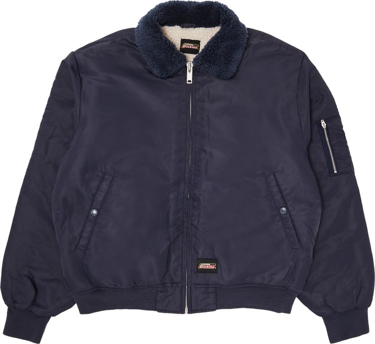 Supreme x Dickies Fur Collar Bomber Jacket Navy