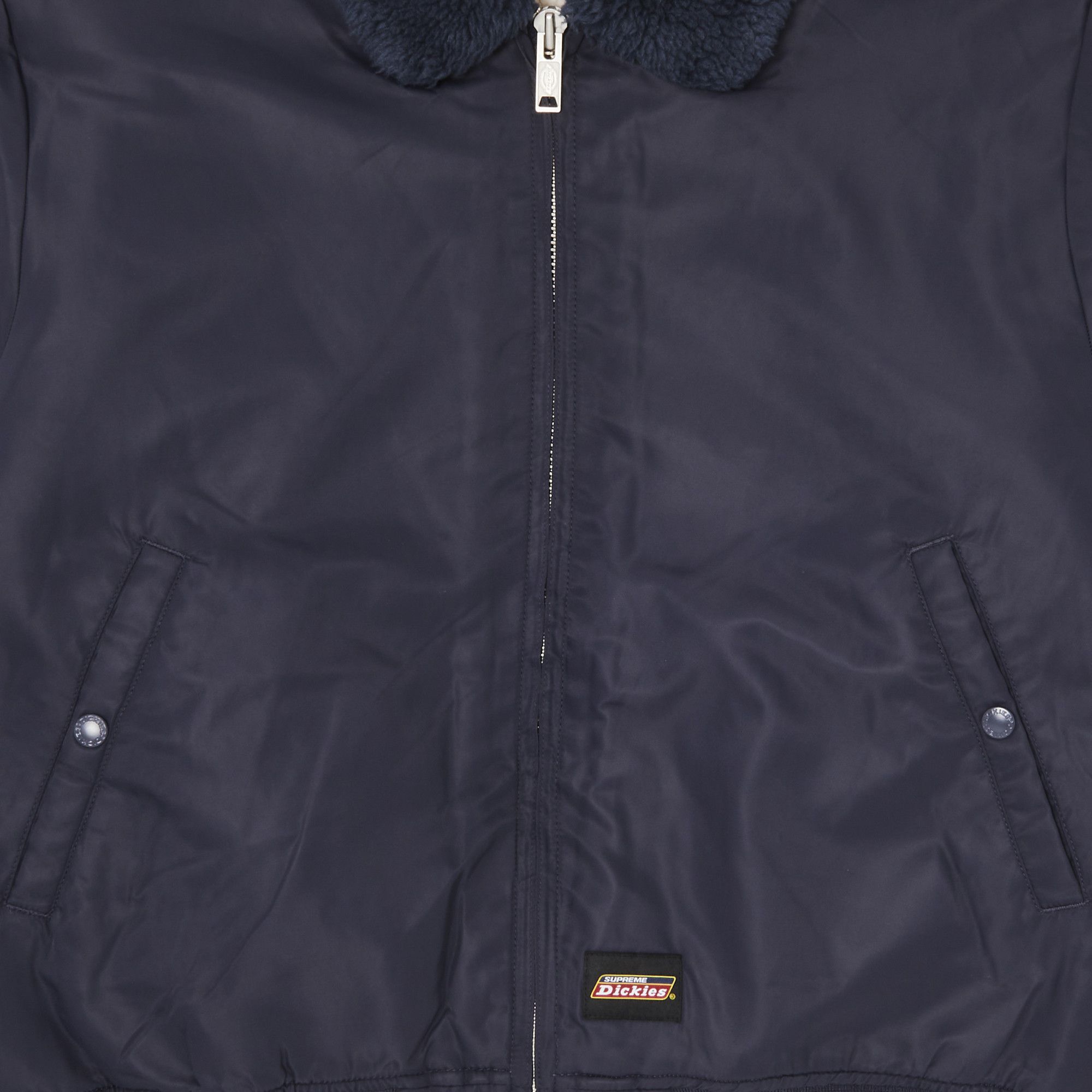 Buy Supreme x Dickies Fur Collar Bomber Jacket 'Navy