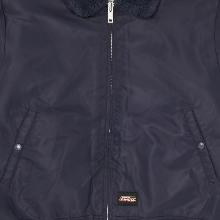 Supreme x Dickies Fur Collar Bomber Jacket Navy