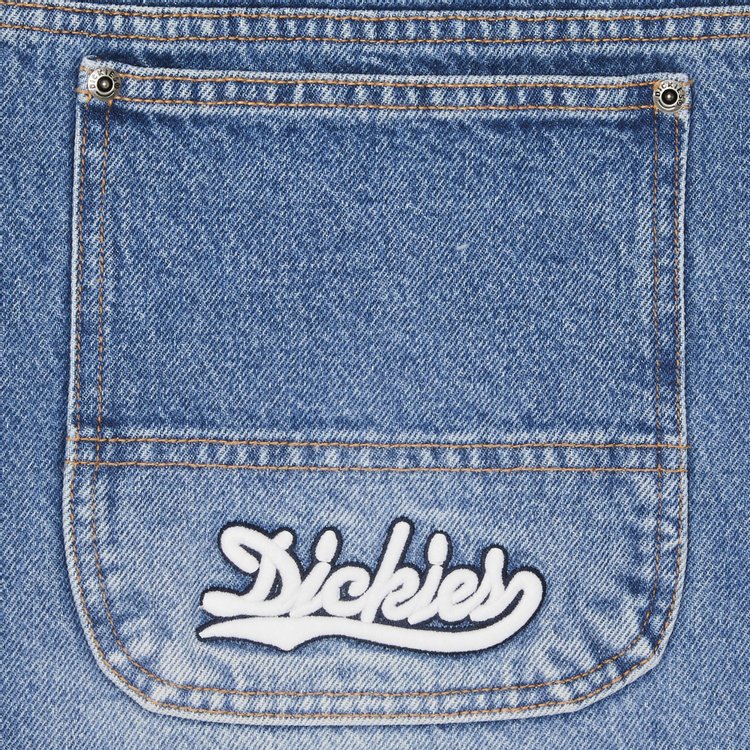 Supreme x Dickies Double Knee Baggy Jean Washed Indigo