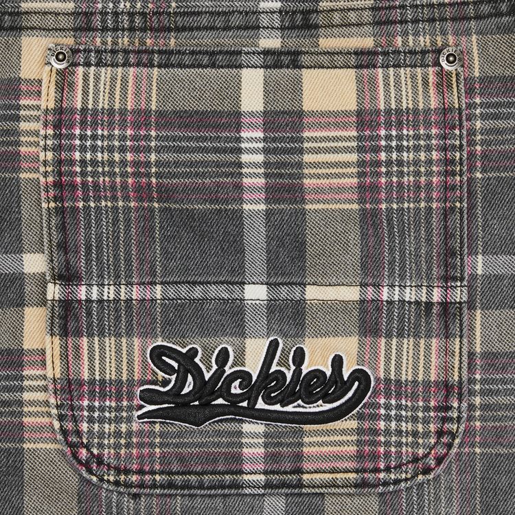 Supreme x Dickies Double Knee Baggy Jean Black Plaid