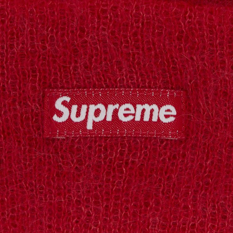 Supreme Mohair Beanie Bright Red