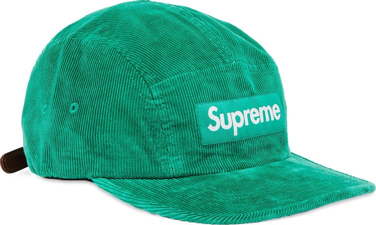 Supreme Corduroy Camp Cap Green