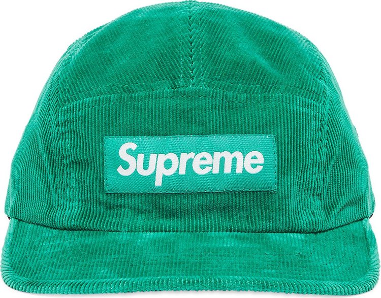 Supreme Corduroy Camp Cap Green