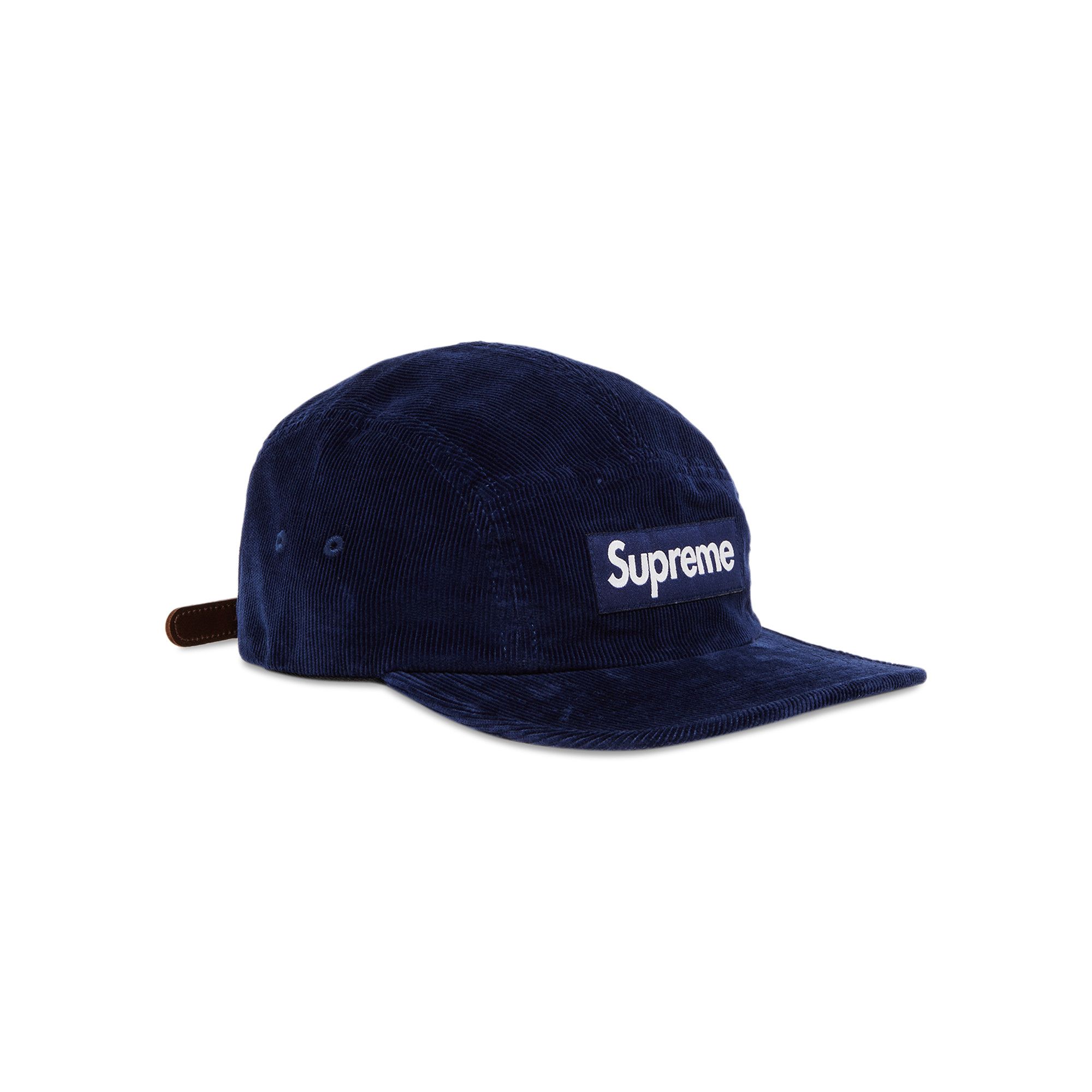 Buy Supreme Corduroy Camp Cap 'Navy' - FW23H150 NAVY | GOAT