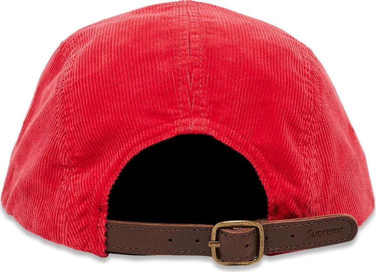 Supreme Corduroy Camp Cap Red