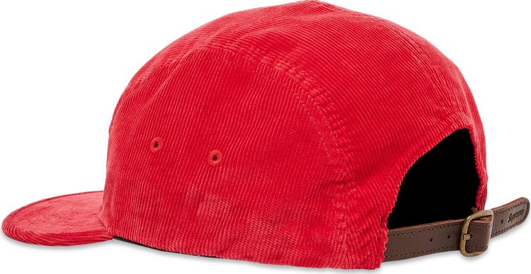 Supreme Corduroy Camp Cap Red