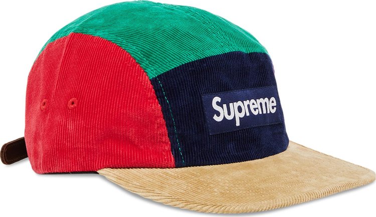 Supreme Corduroy Camp Cap Multicolor