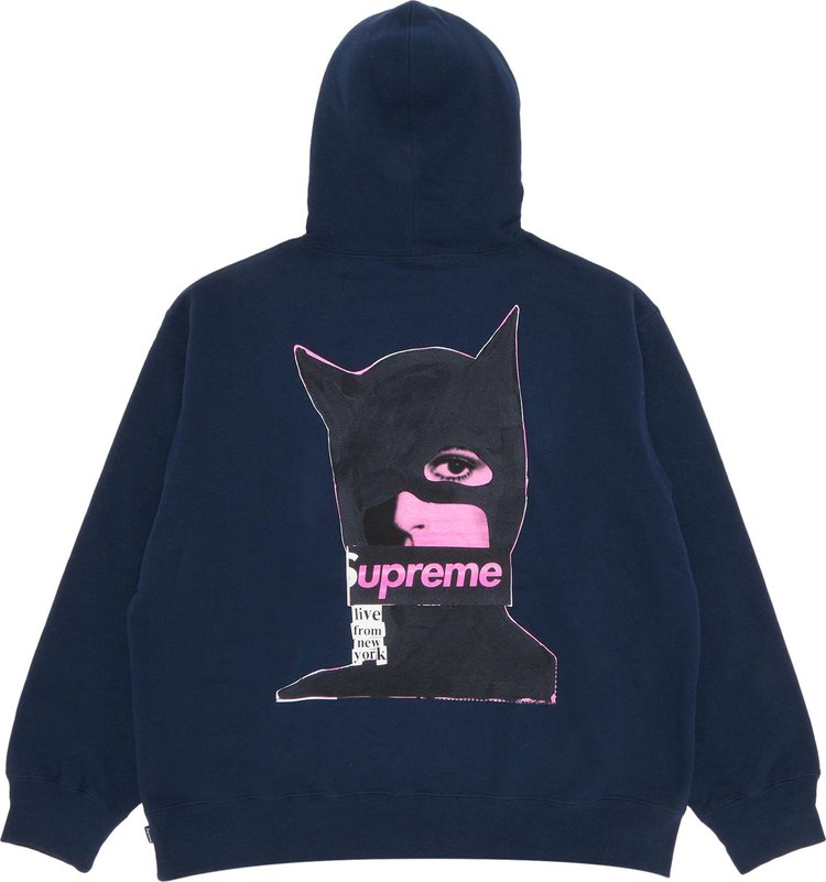 Supreme Catwoman Hooded Sweatshirt Navy