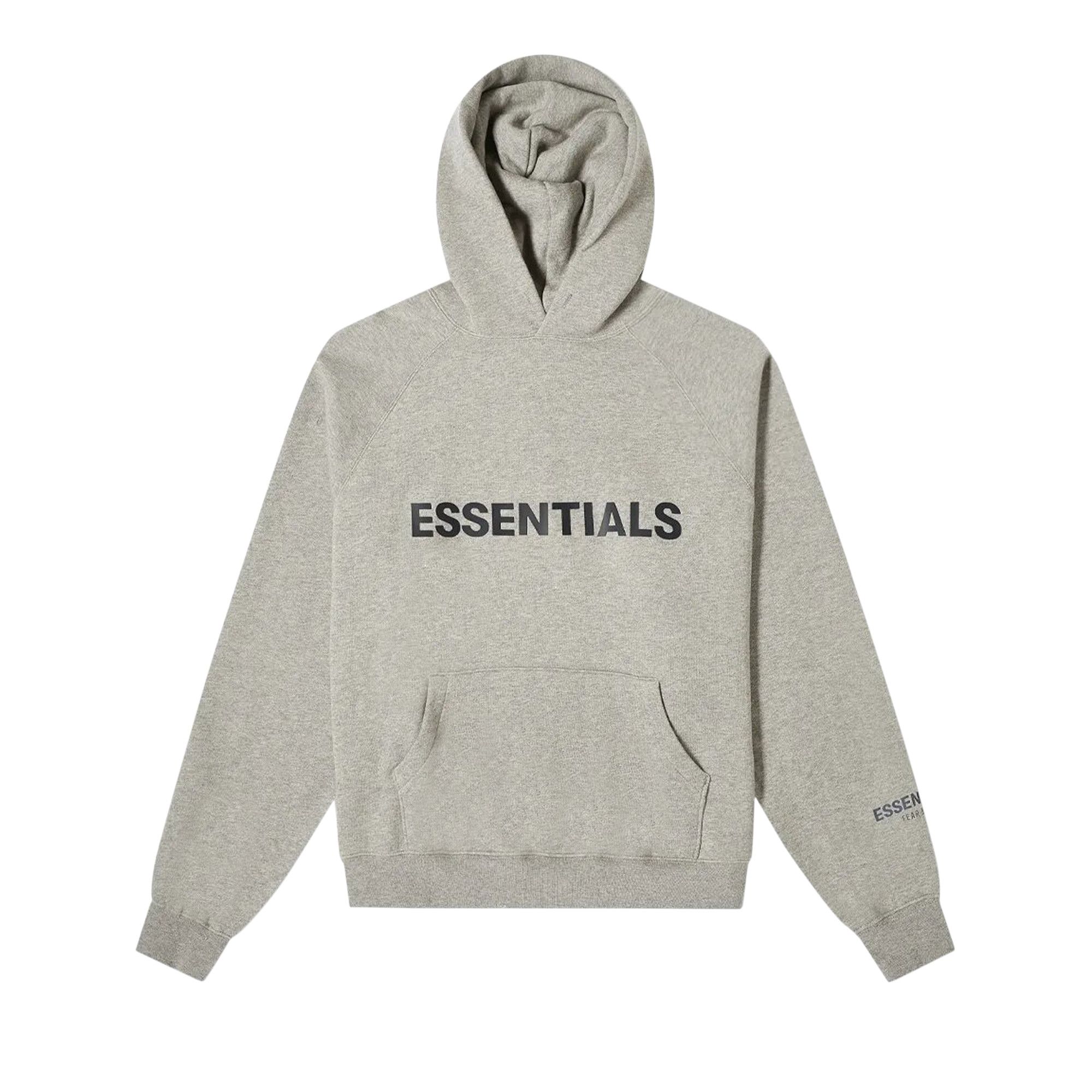 Buy Fear of God Essentials Hoodie 'Dark Heather Oatmeal