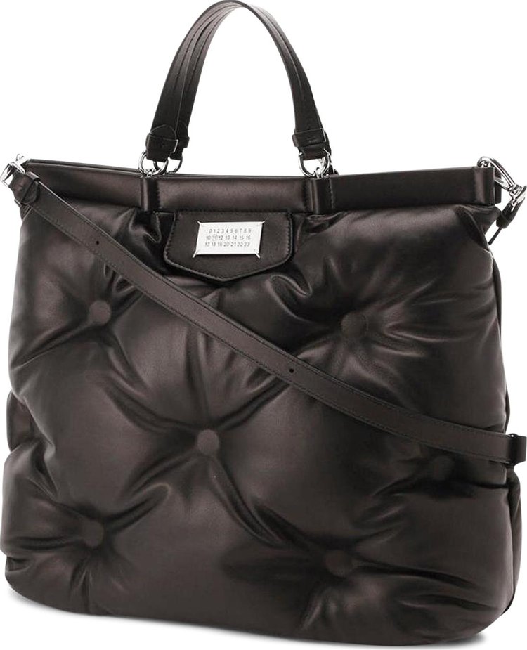 MAISON MARGIELA: Glam Slam padded leather bag - Black