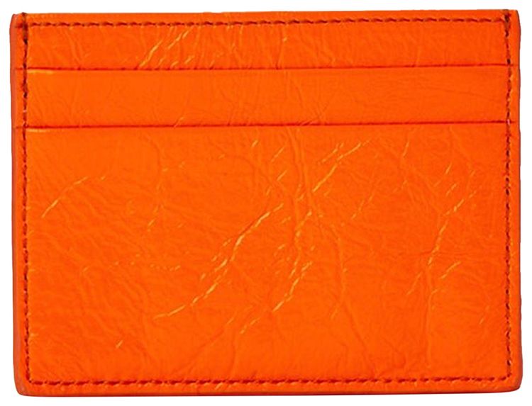 Palm Angels Logo Bright Card Holder Orange