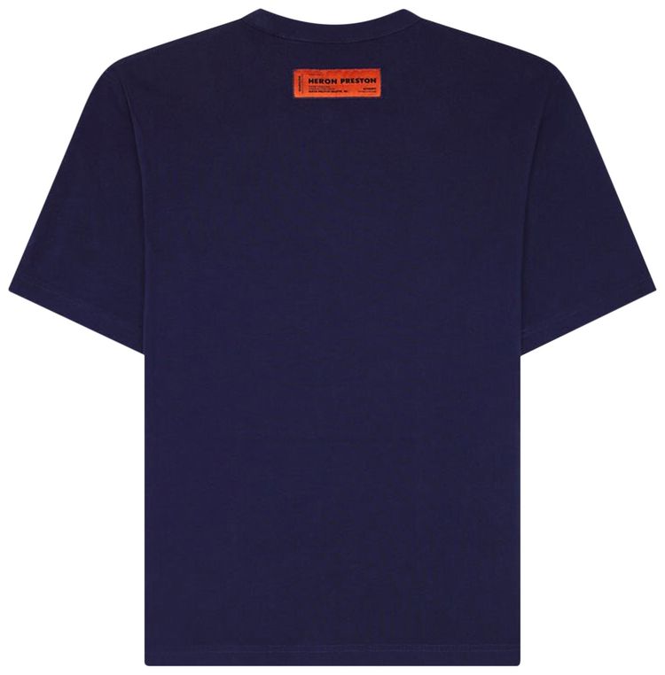 Heron Preston Heron Painted T Shirt Blue