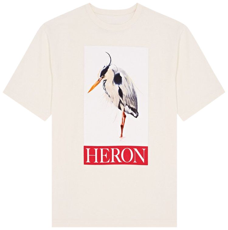 Heron Preston Heron Painted T Shirt Ivory