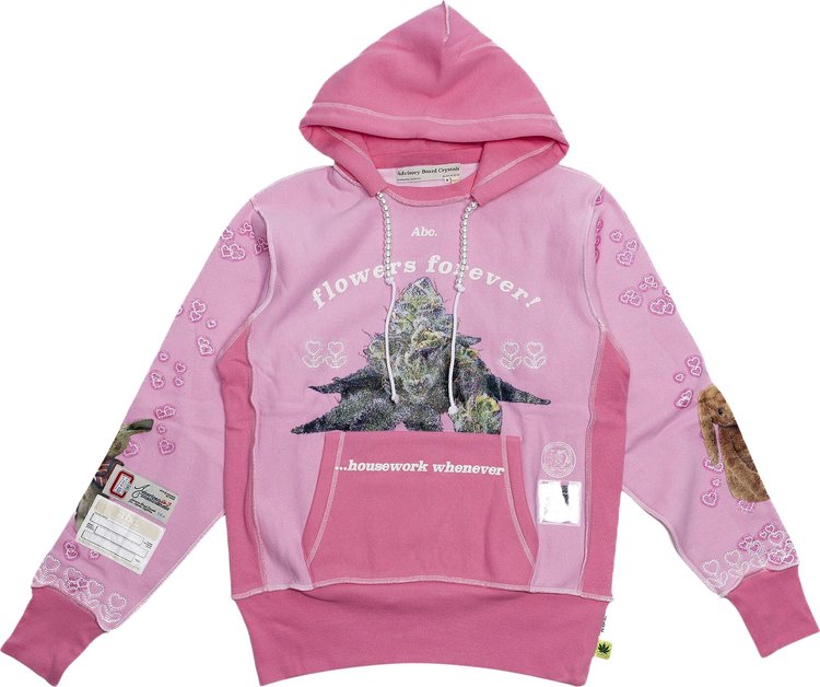 Advisory Board Crystals Flowers Forever Hoodie 'Pink'