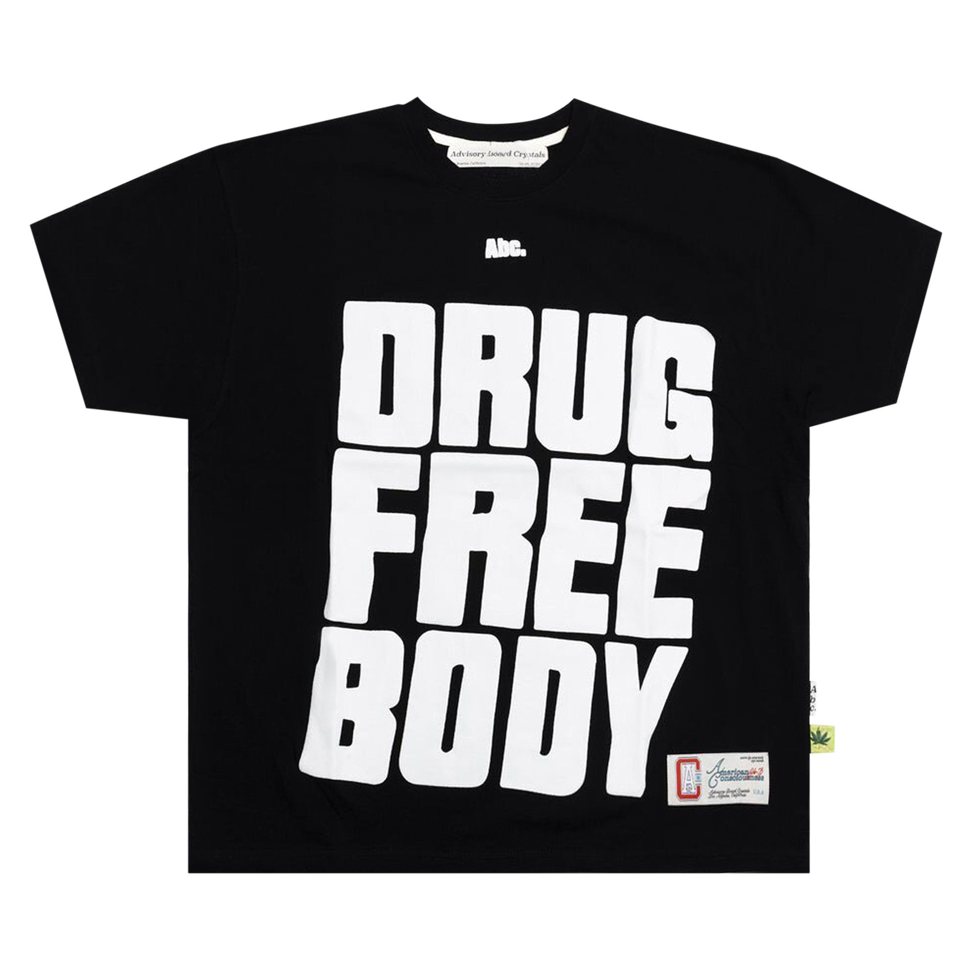 Buy Advisory Board Crystals Drug Free Body T-Shirt 'Black