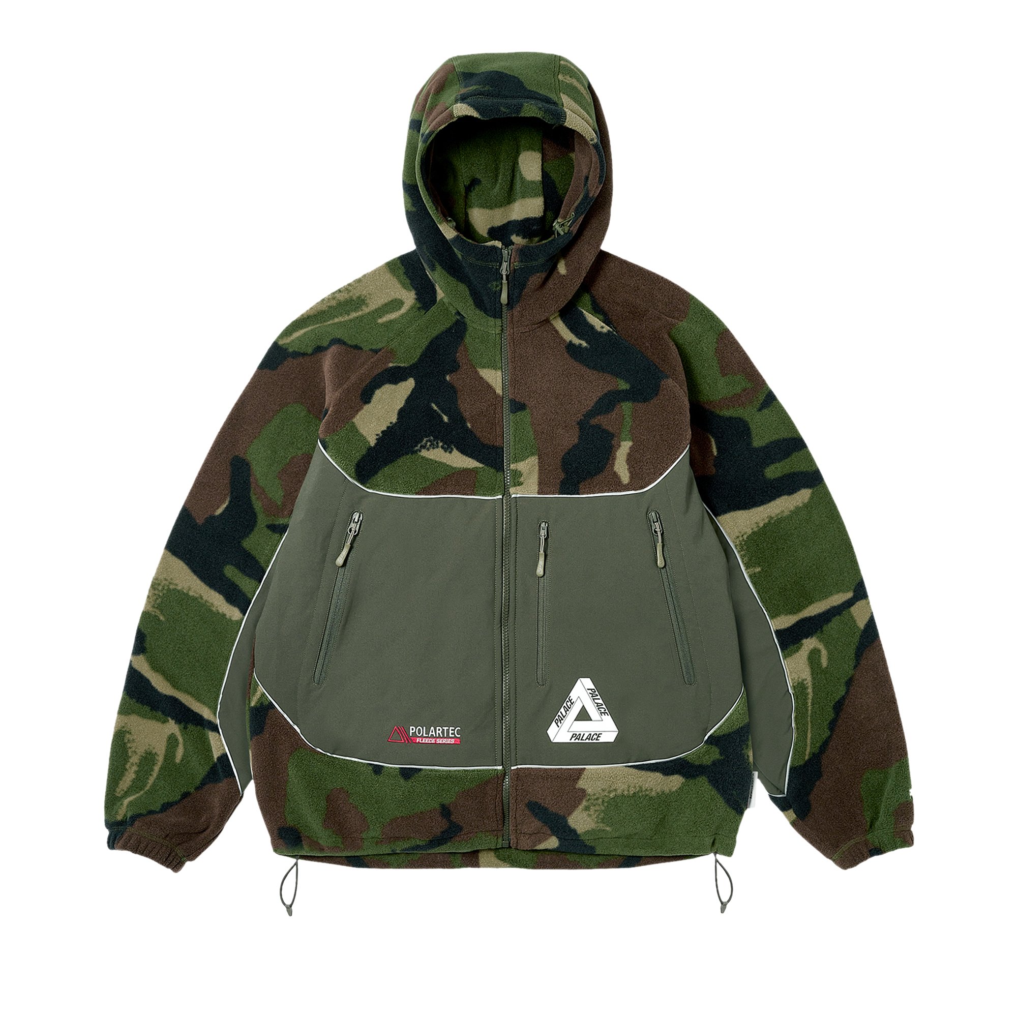 Palace Polartec 3M Hooded Jacket 'Woodland Camo'