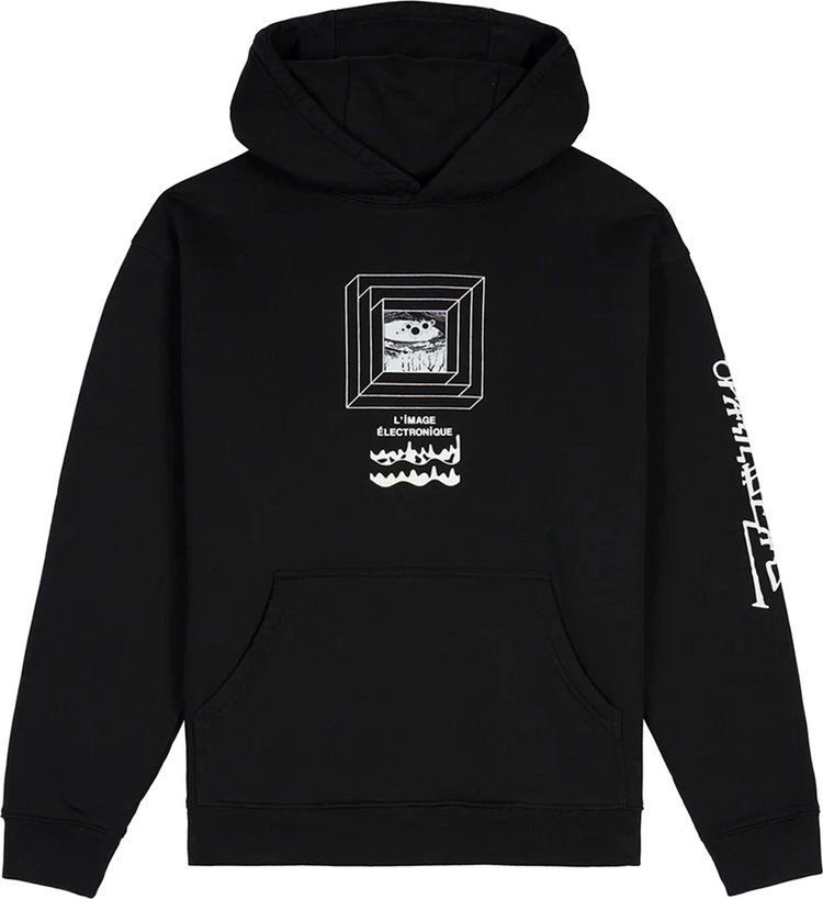 Brain Dead Electronique Hoodie Black