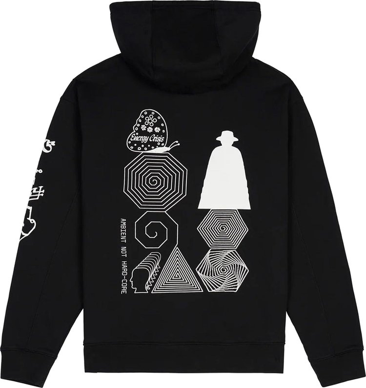 Brain Dead Electronique Hoodie Black