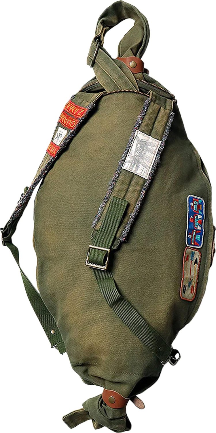 Kapital 8 Canvas Kountry Snufkin Bag Khaki