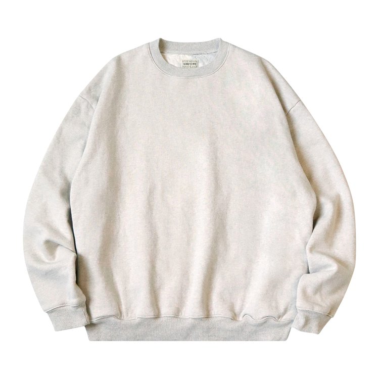 Kapital Quilted 2-Tone Big Sweatshirt 'Ecru'