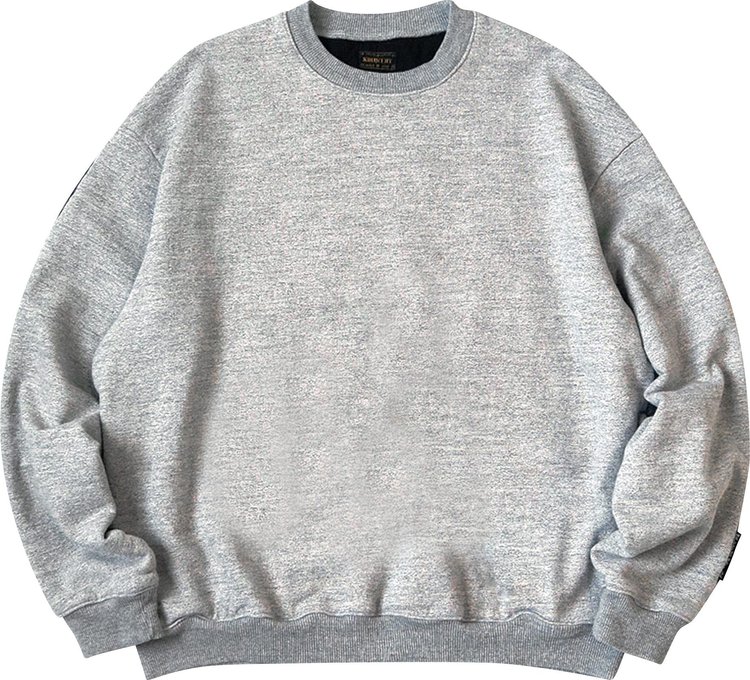 Kapital Quilted 2-Tone Big Sweatshirt 'Grey'
