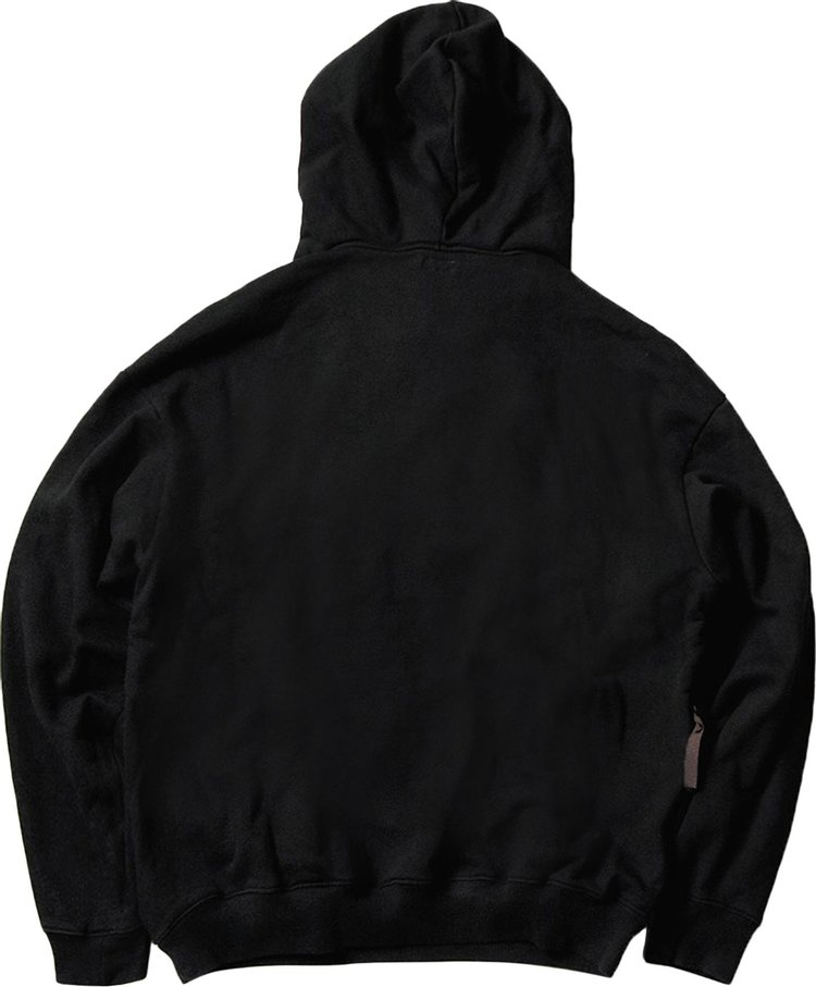 Kapital x Ortega Jersey Kesa Hoodie Black