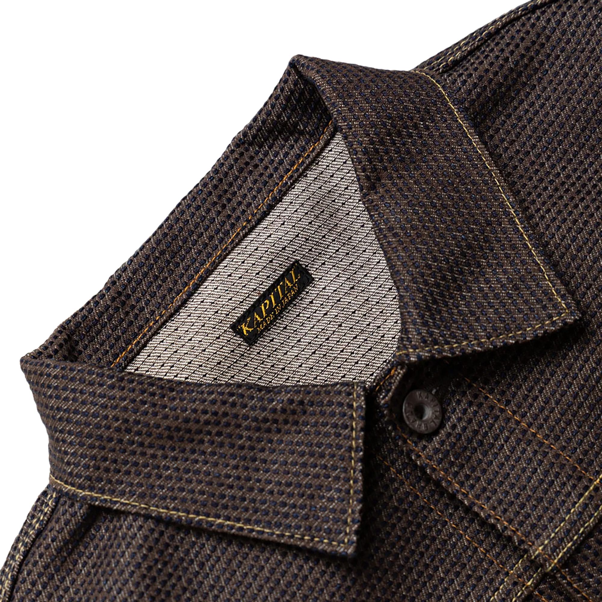 Buy Kapital Century Denim 1st Jacket 'Brown' - KAP 302 BROW | GOAT