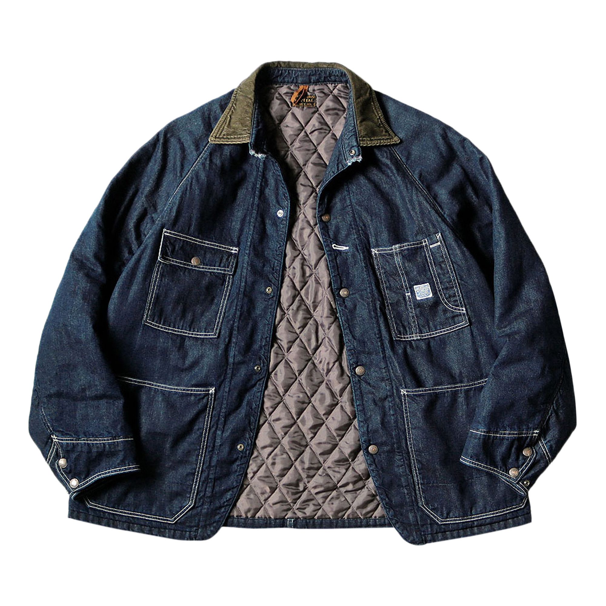 Buy Kapital Denim Lined Cactus Coverall 'Indigo' - EK 1308 INDI | GOAT