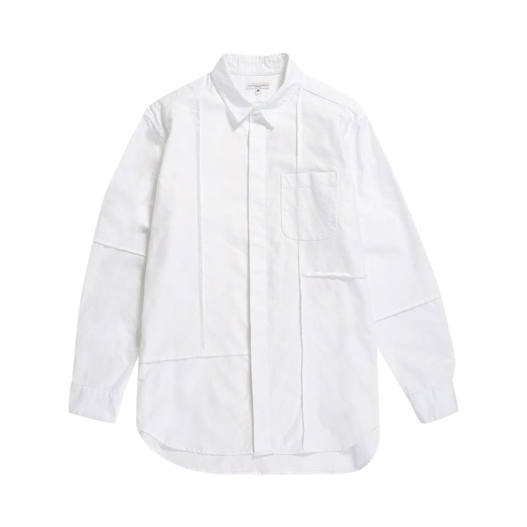 Engineered Garments Combo Short Collar Shirt White