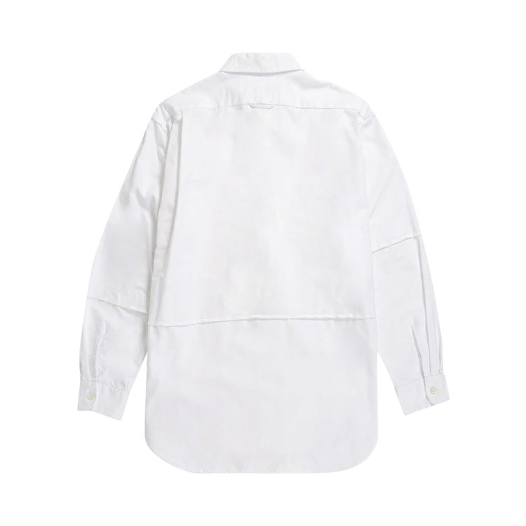 Engineered Garments Combo Short Collar Shirt White