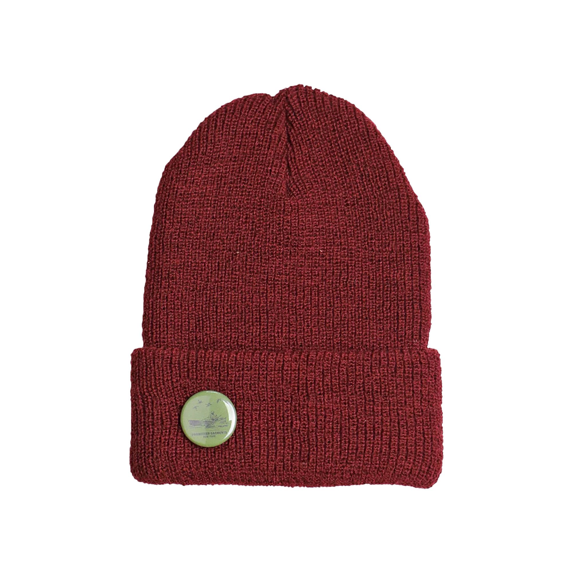 Engineered Garments｜BEANIES (Wool Watch Cap B - Burgund Engineered Garments Wool Watch Cap, Burgundy – Glasswing