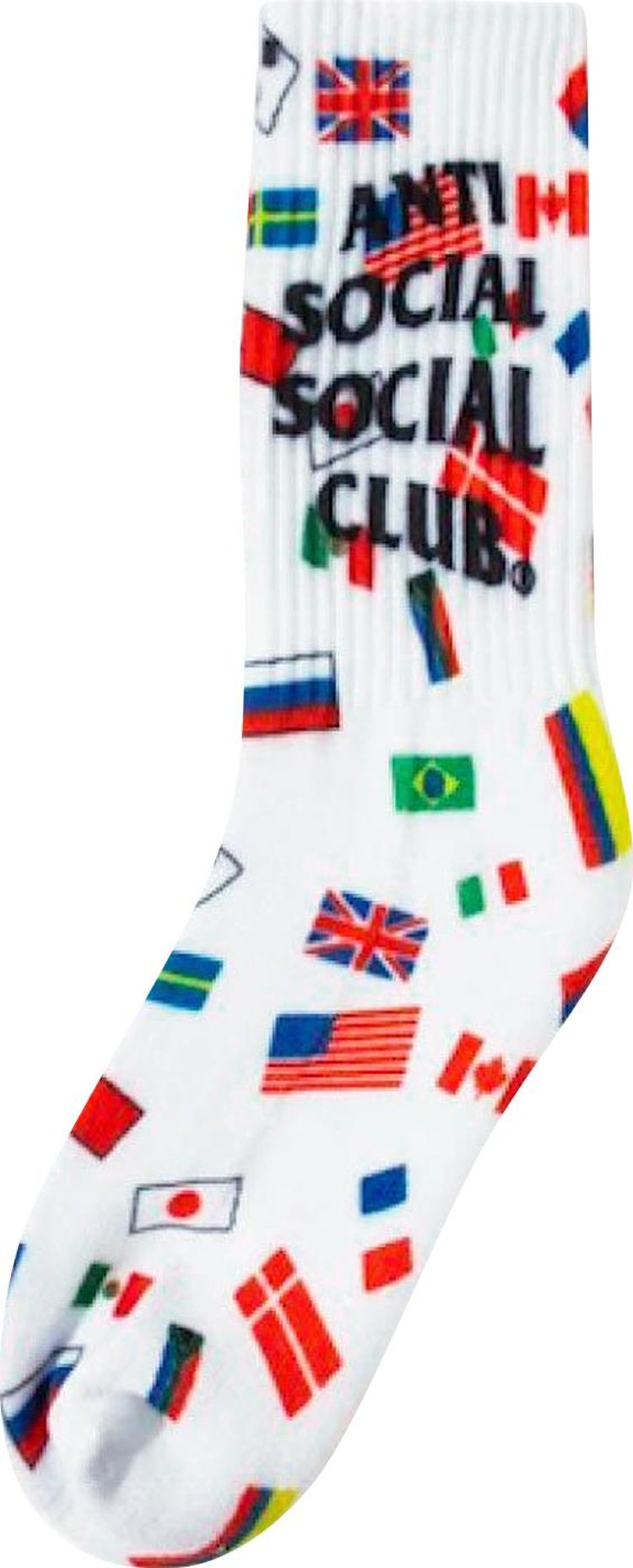 Anti Social Social Club Business Socks 'White'