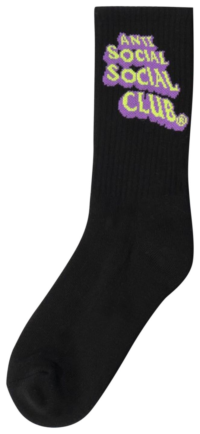 Anti Social Social Club Pop Up Socks Black