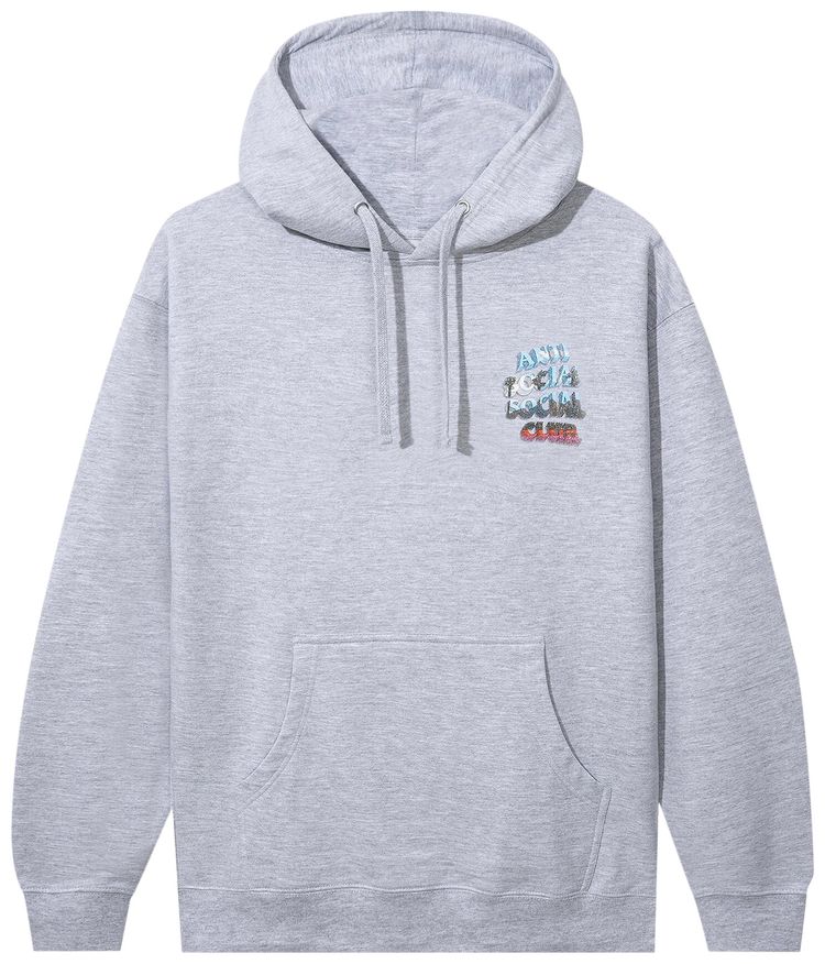 Grey anti social social club hoodie clearance