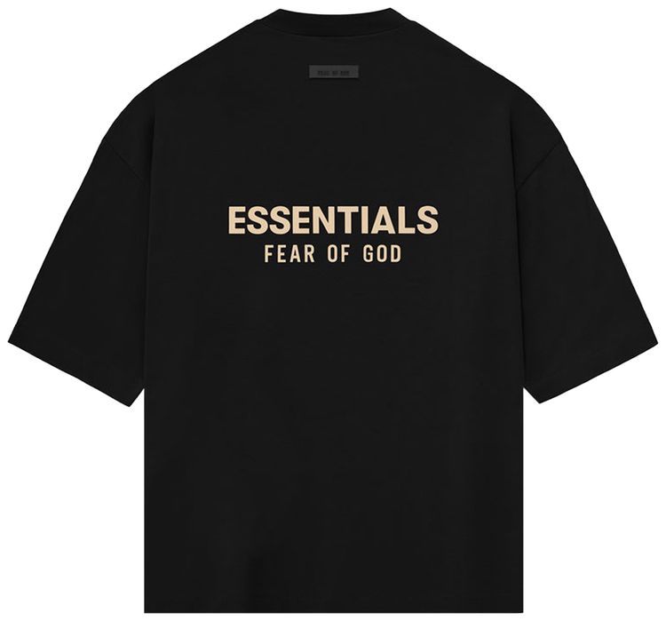 Fear of God Essentials V Neck Jet Black