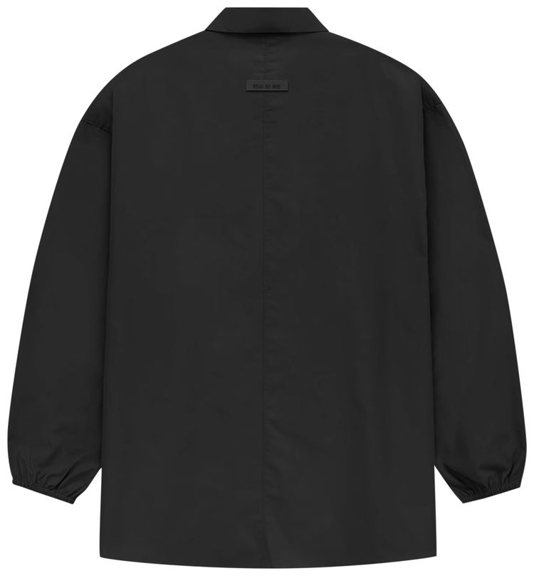 Fear of God Essentials Button Down Shirt Jet Black