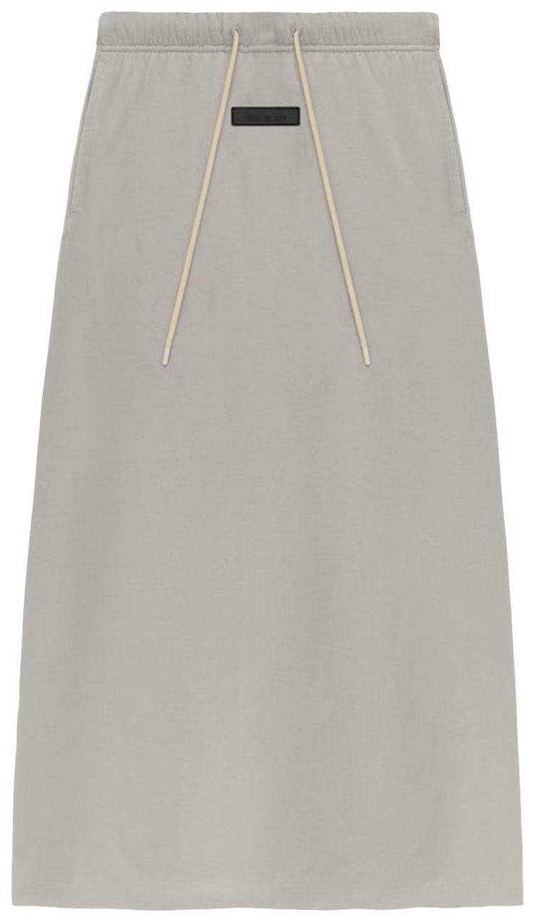 Fear of God Essentials Jersey Skirt Silver Cloud