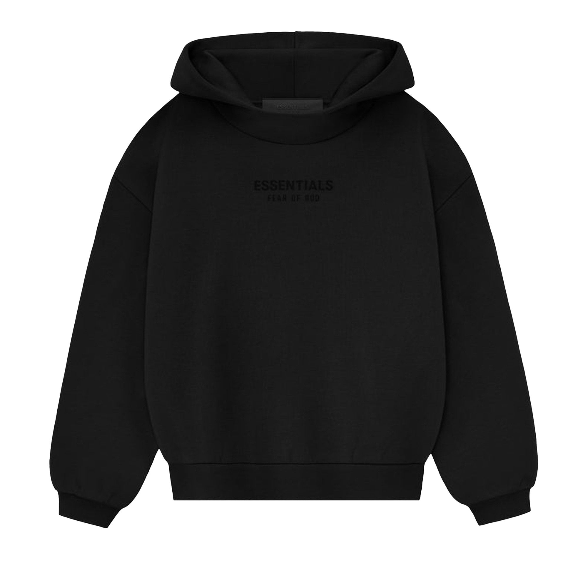 Fear of God Essentials Kids Hoodie FW23 Jet Black