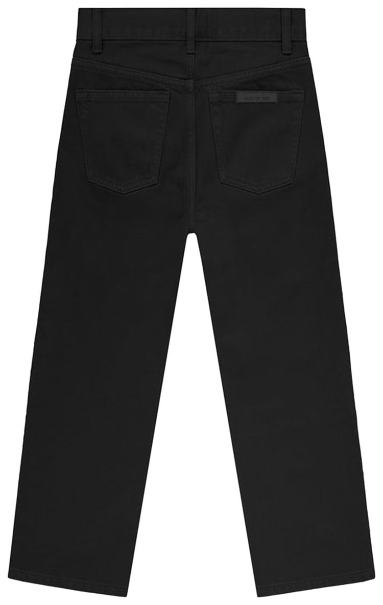 Fear of God Essentials Kids 5 Pocket Jean Jet Black