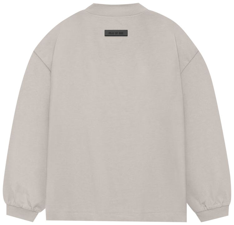 Fear of God Essentials Kids Long Sleeve Tee Silver Cloud