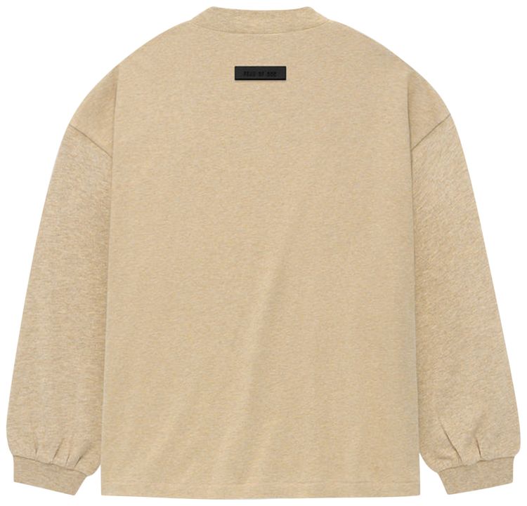 Fear of God Essentials Kids Long Sleeve Tee Gold Heather